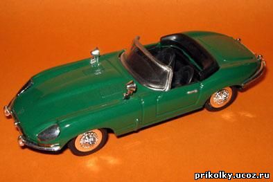 Jaguar E Cabriolet, 1961, 1:43, China, NewRay, City Cruiser collection, металл, пласт.