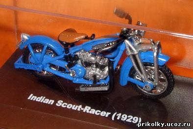 Indian ;Scout-Racer, 1929, 1к32, China, NewRay, Indian, металл, ;пласт.