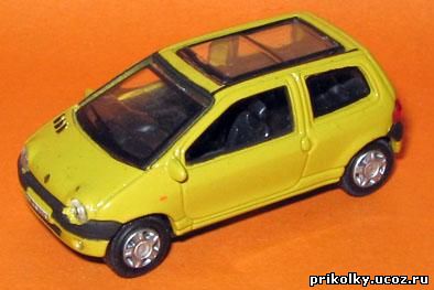Renault Twingo, , 1:72, China, Hong Well, Cararama, металл, пласт.
