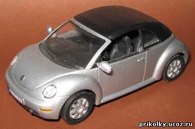 Volkswagen Beetle, , 1:43, China, Hong Well, Cararama, металл, пласт.