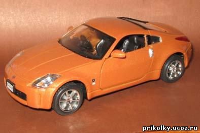 Nissan Fairlady Z, 2003, 1:35, China, Welly, Autotime Collection, металл, пласт.