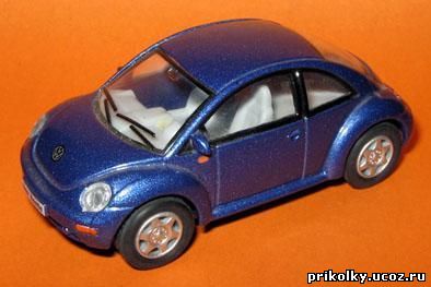 Volkswagen New Beetle, , 1к64, China, Kintoy, Kinsmart, металл, пласт.