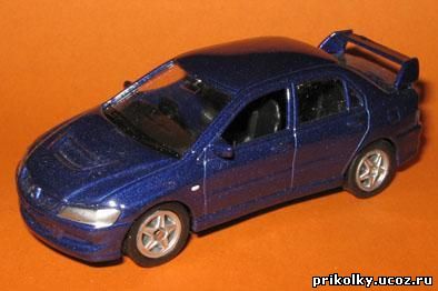 Mitsubishi Lancer Evilution VIII, , 1к60, China, Welly, Collection, металл, пласт.