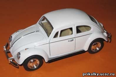 Volkswagen Classical Beetle, 1967, 1к32, China, Kintoy, Kinsmart, металл, пласт.