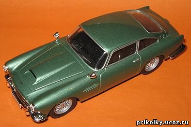 Aston Martin DB4 Coupe, 1961, 1к43, China, Deagostini, Суперкары, металл, пласт.