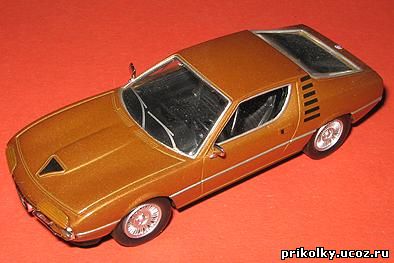 Alfa Romeo Montreal, 1970, 1к43, China, Deagostini, Суперкары, металл, пласт.