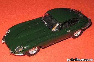 Jaguar E-Type, 1961, 1к43, China, Deagostini, Суперкары, металл, пласт.