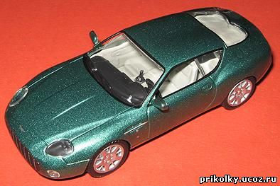Aston Martin DB7 Zagato, 2002, 1к43, China, Deagostini, Суперкары, металл, пласт.