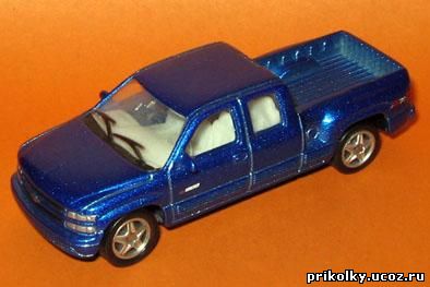 Chevrolet Silverado, 1999, 1к60, China, Welly, , металл, пласт.