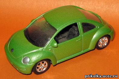 Volkswagen New Beetle, , 1к60, China, Welly, , металл, пласт.