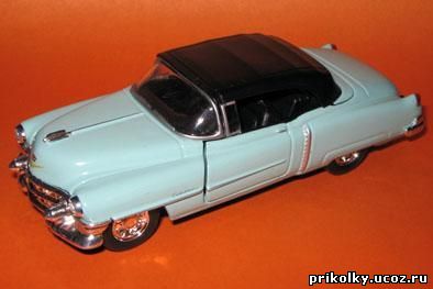 Cadillac Eldorado, 1953, 1к43, China, Welly, Cadillac Series, металл, пласт.