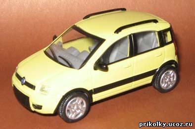 Fiat Panda 4x4, 2007, 1к43, China, NewRay, Fiat, металл, пласт.