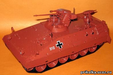 Marder Tank, , 1к48, China, Kitech, The World Famous Tank Series, пласт. (клеен.)