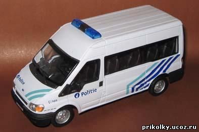 Ford Transit Mini Bus, , 1к43, China, Hong Well, Junior Rescue, металл, пласт.