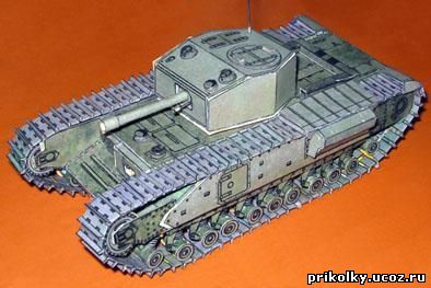 Churchill III, 1940, 1к25, Польша, , Maly Modelarz, бумага (клеен.)
