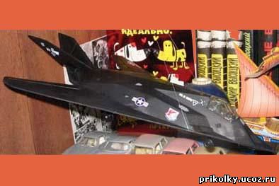 F-117 Nighthawk, , 1к72, China, New Ray, Pilot Model Kit, пласт. (сборн.)
