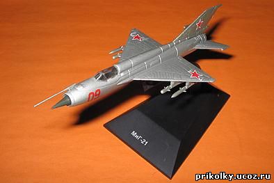 МиГ-21, 1958, , China, DeAgostini, Легендарные самолеты, металл, пласт.