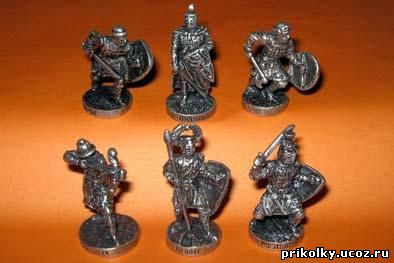 Ливонские рыцари, 1242, 1к50, Россия, Ландрин, Бравые солдатики, металл