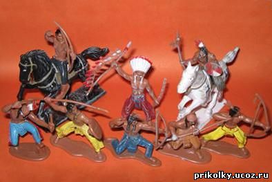 Индейцы, , 1:32, China, SunJade Fuliduo Toys Factory, Cowboy & Indian, пласт.